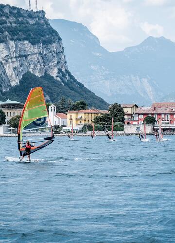 Windsurfing at Torbole